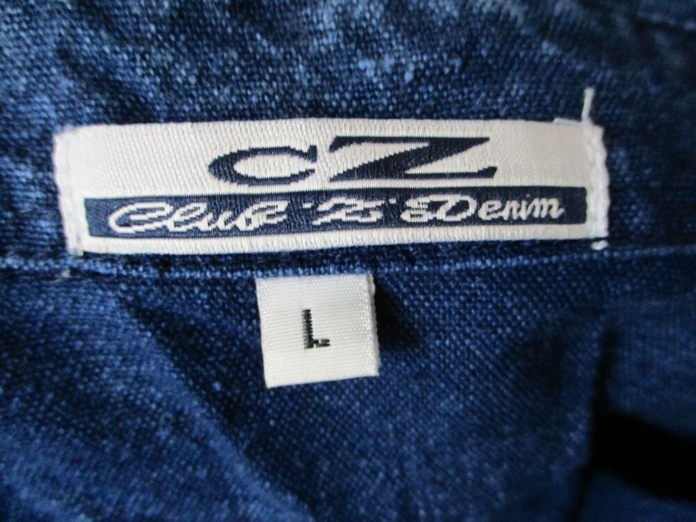 Vintage Club Z Denim - - Embroidered Blouse Shirt - Labelled as Size Large but is BIG - Image 10