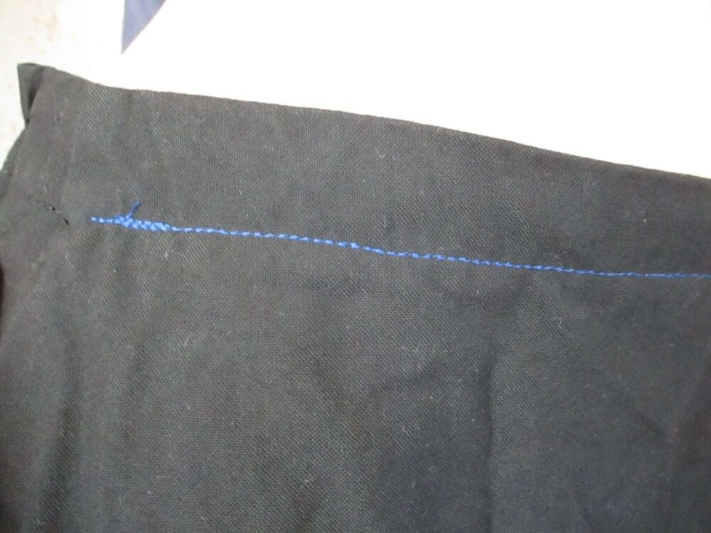 Black M&S Size M Pleated Skirt - possibly been repaired - Image 6
