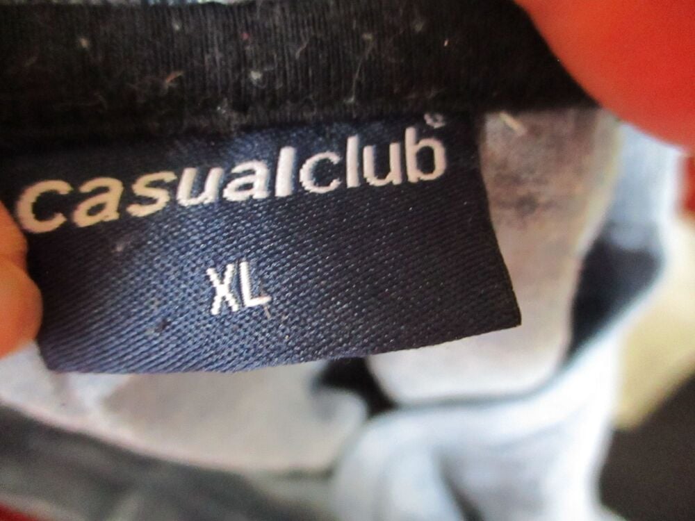 Casual Club - Light Blueish Grey Sleeveless Vest T-Shirt - Size XL - Image 8
