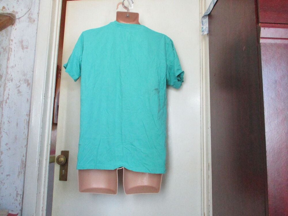 Stained Green DC Vintage T-shirt - Size Large - Image 2