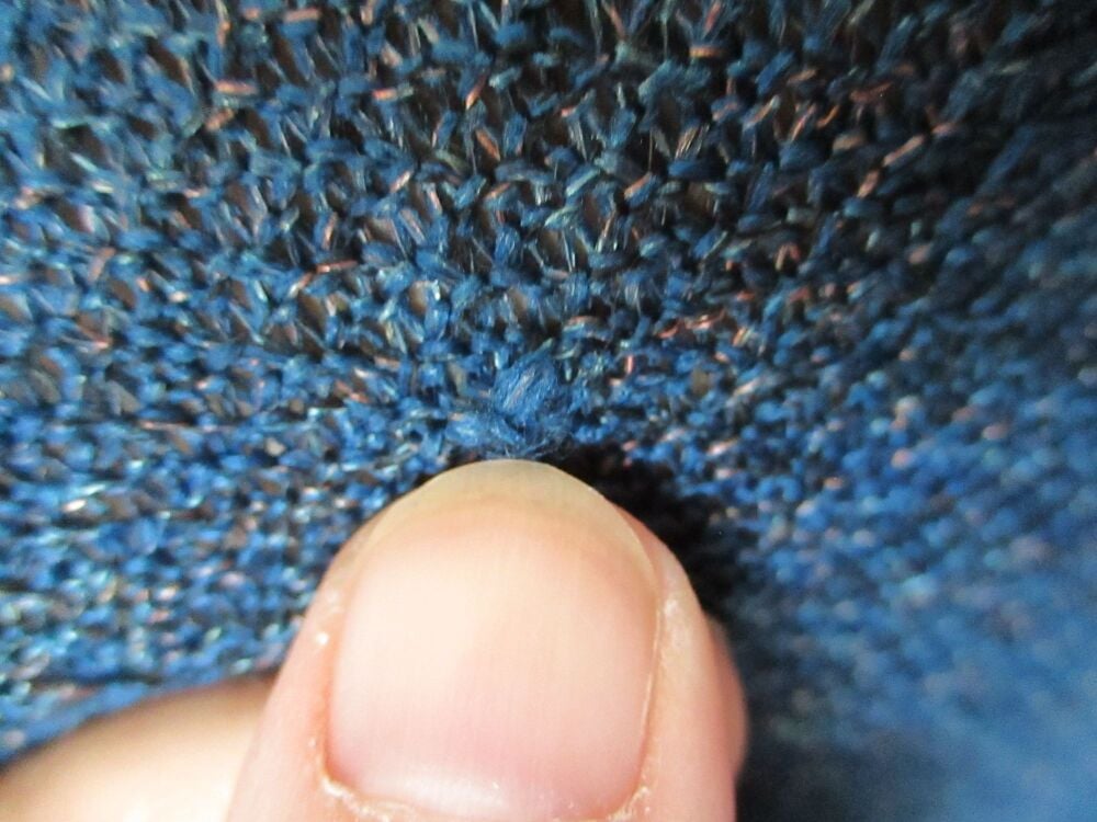 Atmosphere Size 14 Blue Mottled Knitted Jumper Top - Image 4