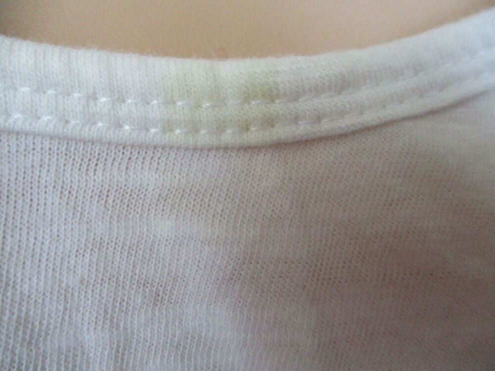 Primark White Slim Vest Top - Size 10 - Image 7