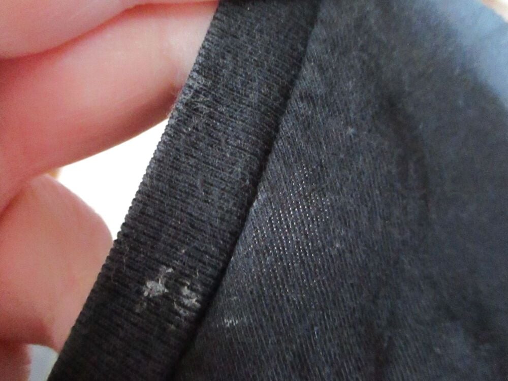 Burton Size L Black T-Shirt with "faded" design - slight stain - Image 7