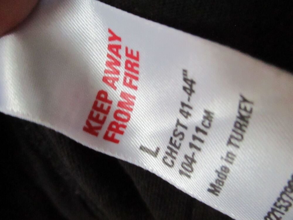Burton Size L Black T-Shirt with "faded" design - slight stain - Image 6