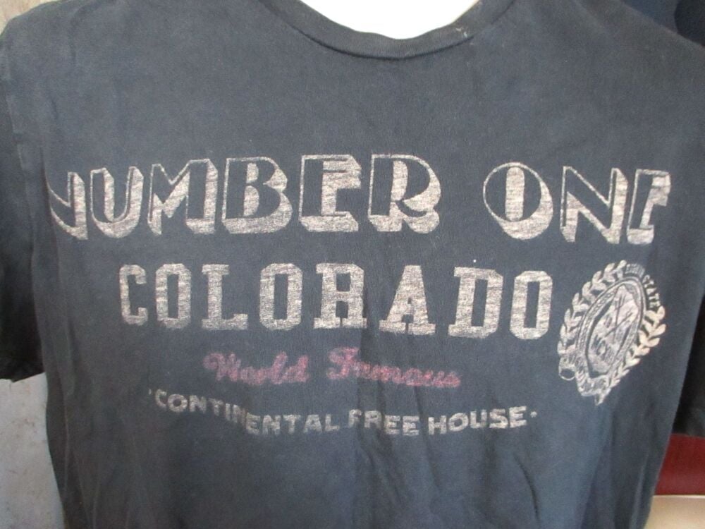 Burton Size L Black T-Shirt with "faded" design - slight stain - Image 3