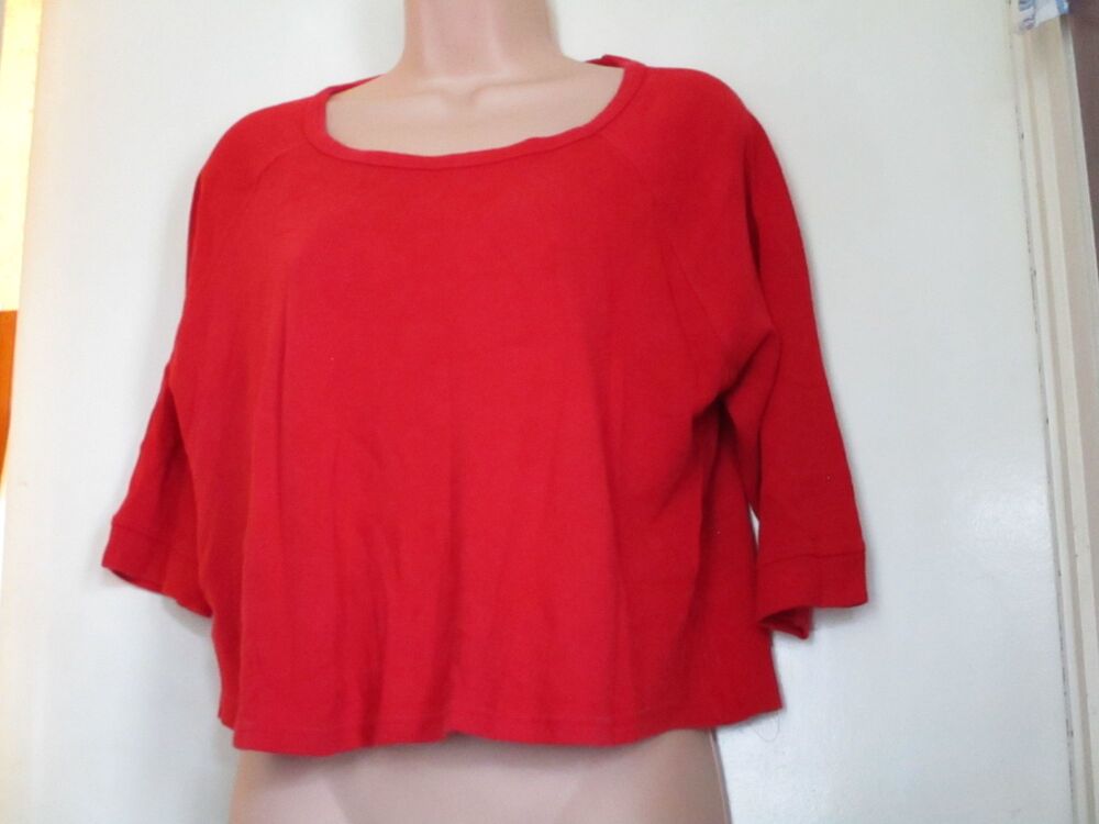 Modern Casuals Size 16 Red 3/4 Length Sleeve Womens Top - Image 7