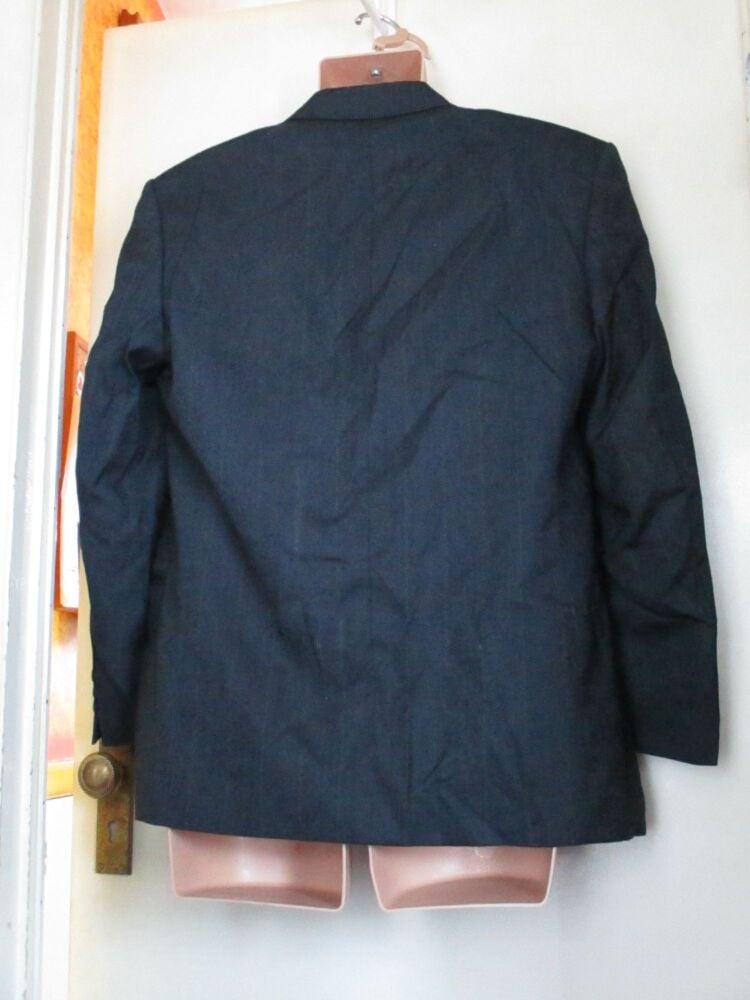 The Suit Company - Blue Jacket Size 40S with coloured pinstripes - Image 2