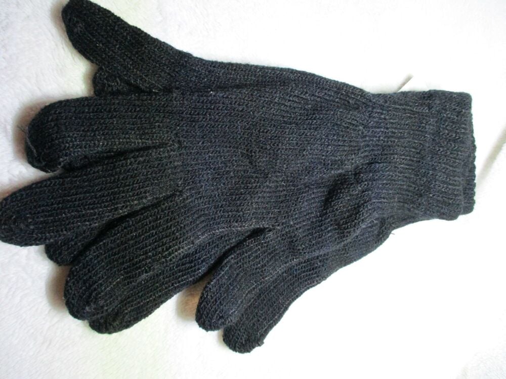 Black Mens Thermal Gloves - Image 6