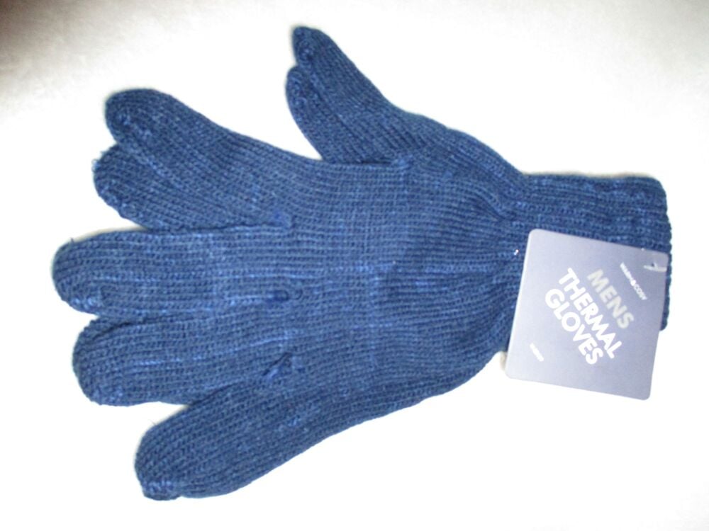 Blue Mens Thermal Gloves - Image 8