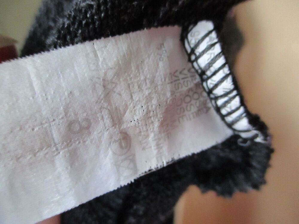 Unknown Brand Grey Long Sleeve Top with Eyelet Detail - Size 8 - Image 2