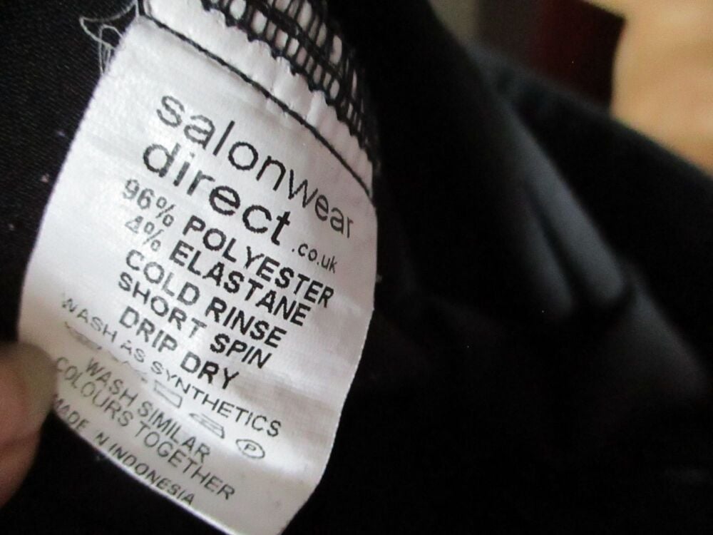 Salonwear Direct Size 6 Black Trousers - Slight Stain to label - Image 8