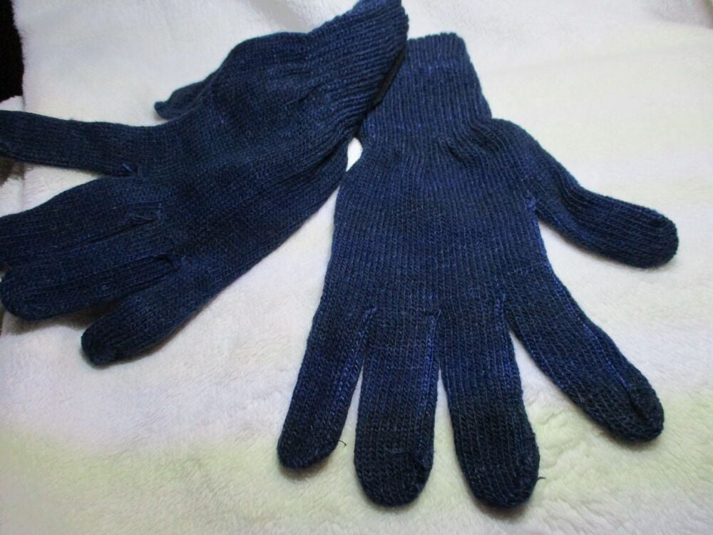 Blue Mens Thermal Gloves - Image 4