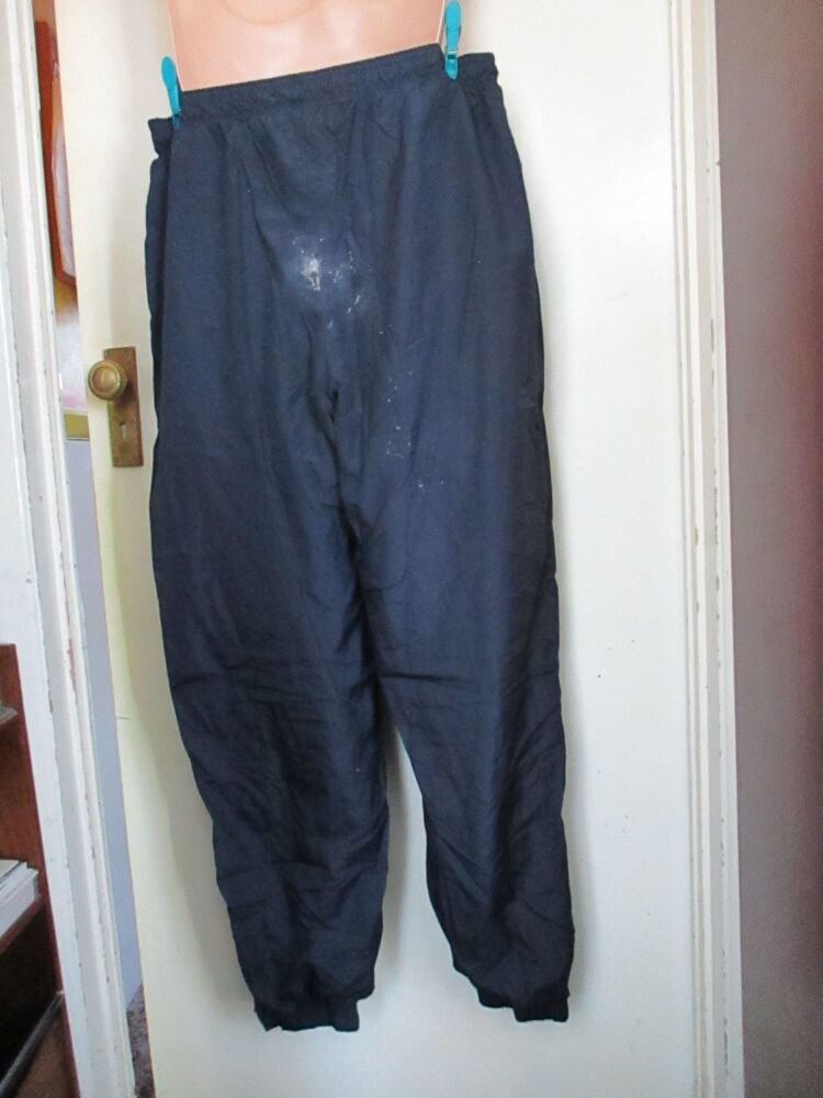 Dark Blue with White Detail - Sergio Tacchini Sports Type Trousers - Size 52? - Guesstimate XL - Image 5