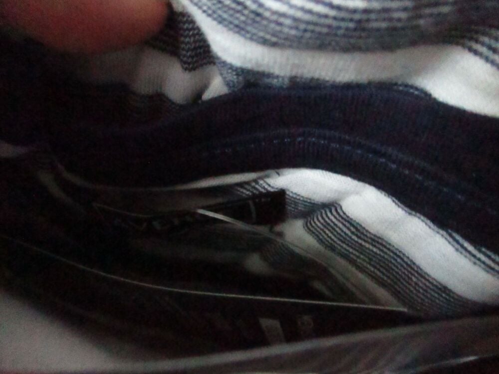 Avenue (Aldi) Mens T-Shirt - Size S - Blue White Striped - Brand New In Pack - Image 4
