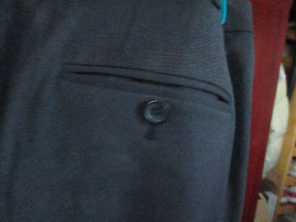 Taylor & Wright (Matalan) Regular Fit Size 36"/ Large Black Trousers - Image 3