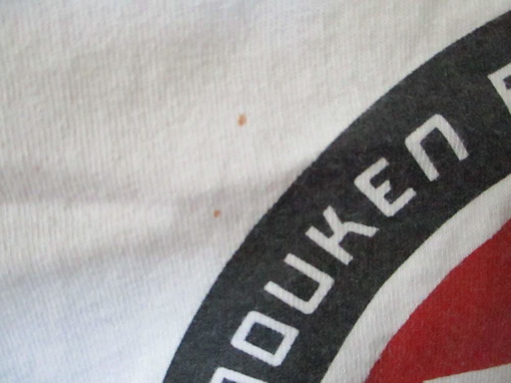White Gildan Heavy Cotton Street Fighter "Hadouken" T-Shirt Size L - Image 6