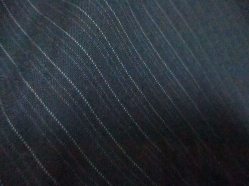 Next - Black and Pinstriped Size L Suit Jacket - Needs Dry Cleaning - Image 11