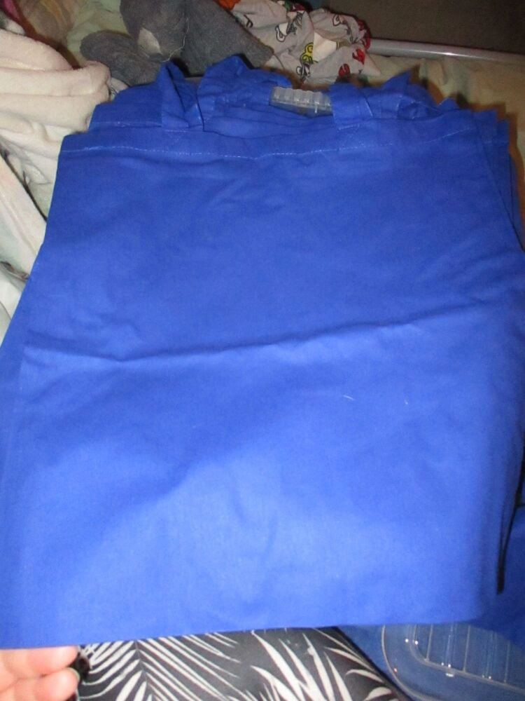 "Spoilers Sweetie!" - Doctor Who River Song Quote - Navy Blue Large Cotton Tote Shopping Bag - Bag For Life - Image 3