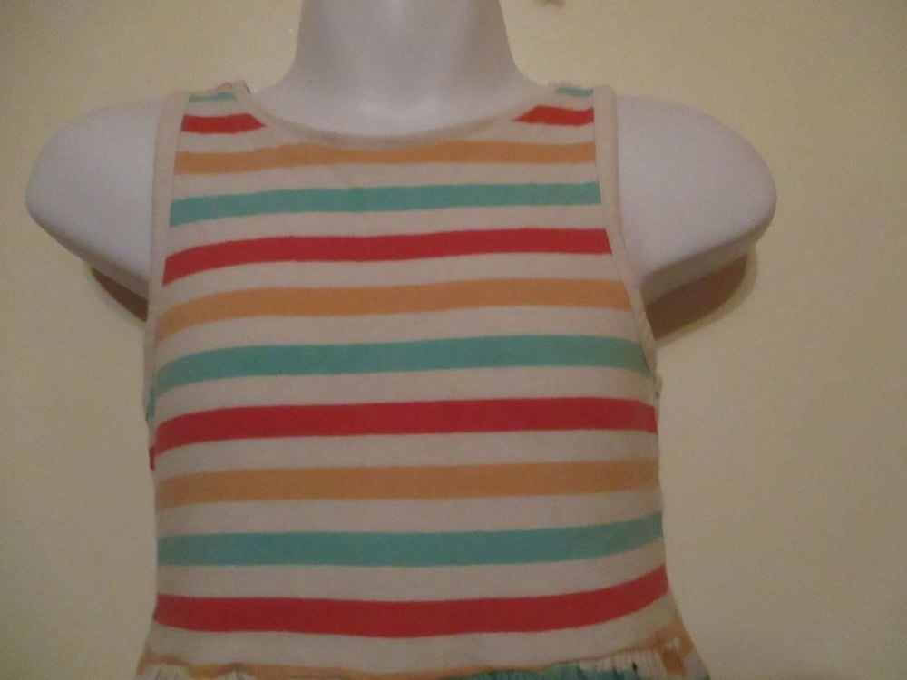 Multicoloured Stripe Midi Dress 2-3yrs Florence & Fred - Image 2