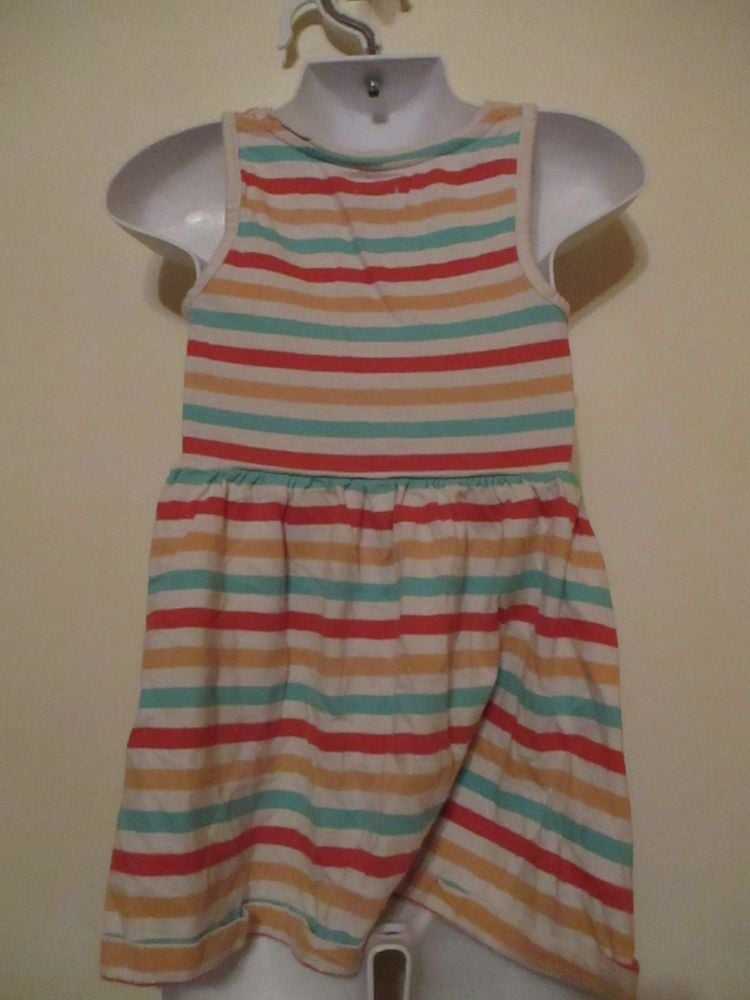 Multicoloured Stripe Midi Dress 2-3yrs Florence & Fred - Image 3