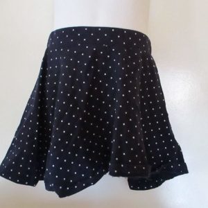 Navy Blue & White Spots Design Skirt - Size 2/3yr - H&M