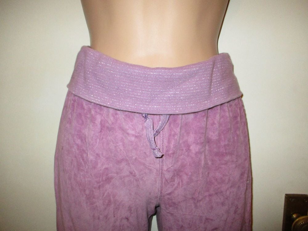 Champions Pink Glittery Roll Waisted 9-10yrs - Cotton Casuals - Image 2